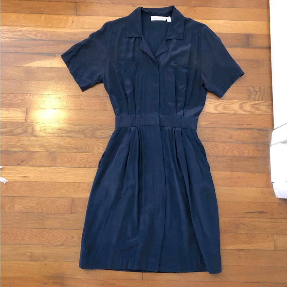 Frank Young Silk Shirtdress 10